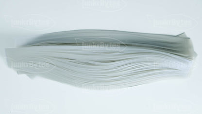 Clear / Blue Interference Silicone Skirt Tab with Interference – Shad Imitation for Bass (8801-190)