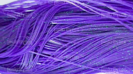 Purple / Green Flake Silicone Skirt Tab with Flake – Reaction Strike Trigger for Bass (8801-203)
