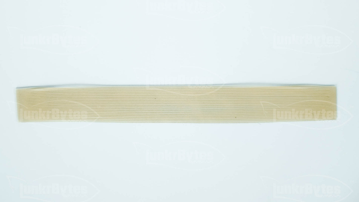 Metallic Light Gold Silicone Skirt Tab – Shad Imitation for Bass (8801-216)