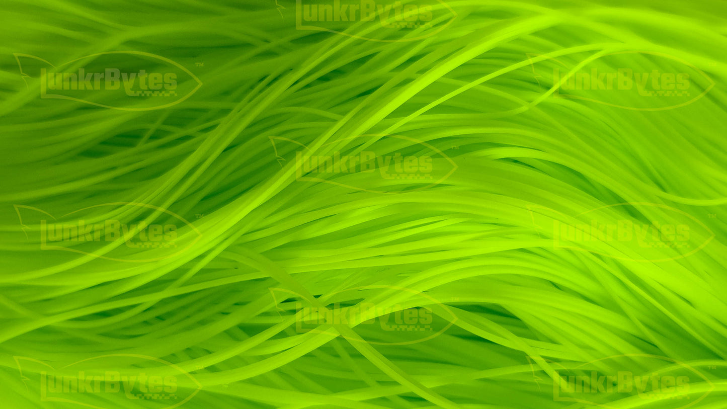 Hot Chartreuse Silicone Skirt Tab – Reaction Strike Trigger for Bass (8801-231)