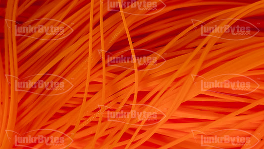Dark Orange Silicone Skirt Tab – Crawfish Pattern for Bass (8801-233)