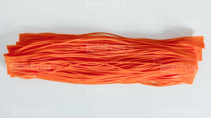 Dark Orange Silicone Skirt Tab – Crawfish Pattern for Bass (8801-233)