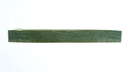 Green Pumpkin / Blue Interference & Black Flake Silicone Skirt Tab with Flake – Crawfish Pattern for Bass (8801-234)