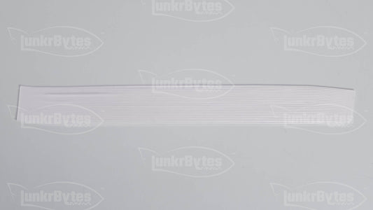 Clear / Purple Interference Silicone Skirt Tab with Interference – Shad Imitation for Bass (8801-250)