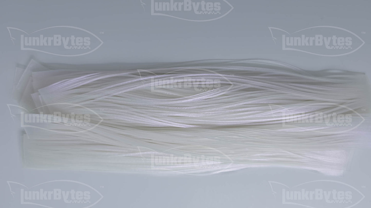 Clear / Purple Interference Silicone Skirt Tab with Interference – Shad Imitation for Bass (8801-250)