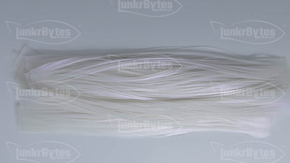 Clear / Purple Interference Silicone Skirt Tab with Interference – Shad Imitation for Bass (8801-250)