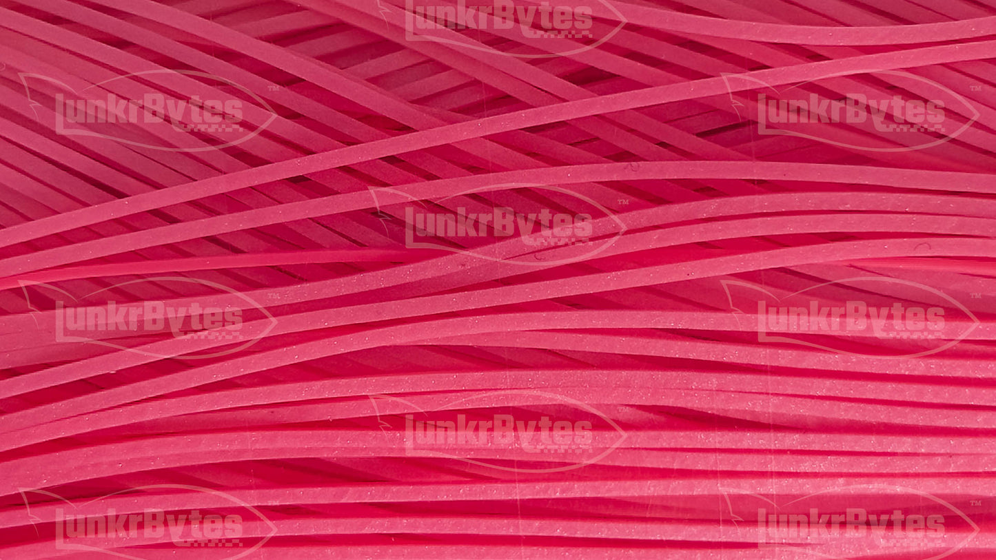 Pink / White Interference Silicone Skirt Tab with Interference – Shad Imitation for Bass (8801-251)