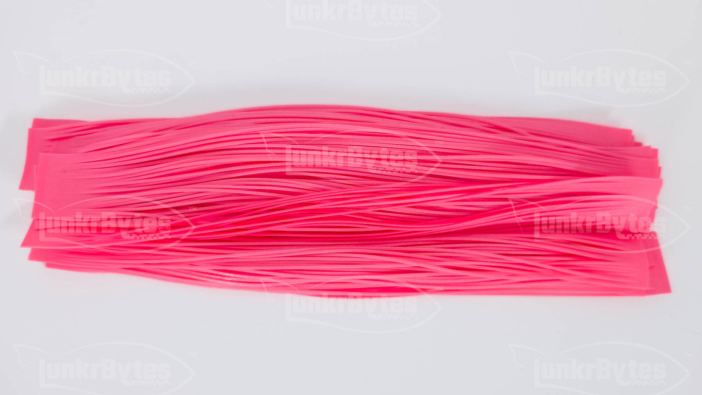 Pink / White Interference Silicone Skirt Tab with Interference – Shad Imitation for Bass (8801-251)