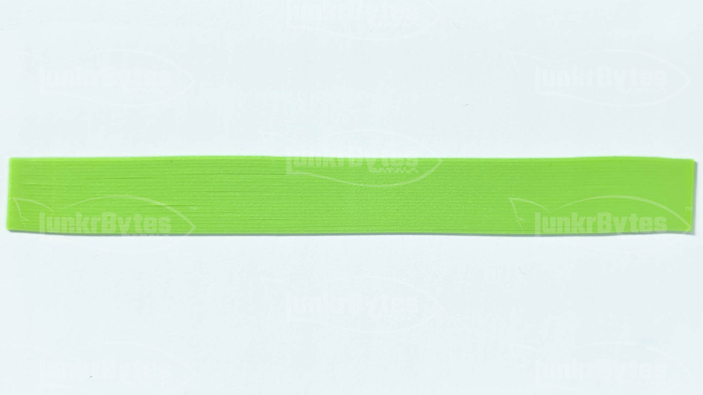 Chartreuse / White Interference Silicone Skirt Tab with Interference – Shad Imitation for Bass (8801-252)