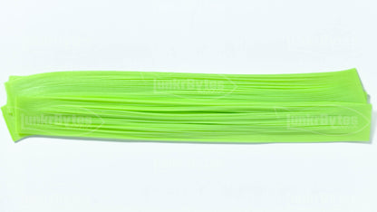 Chartreuse / White Interference Silicone Skirt Tab with Interference – Shad Imitation for Bass (8801-252)