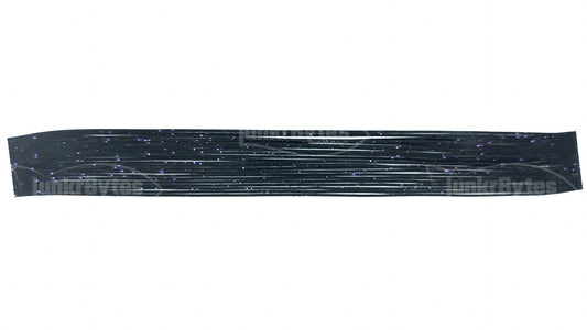 Jet Black / Purple Flake Silicone Skirt Tab with Flake – Reaction Strike Trigger for Bass (8801-264)