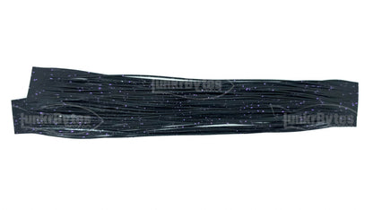 Jet Black / Purple Flake Silicone Skirt Tab with Flake – Reaction Strike Trigger for Bass (8801-264)