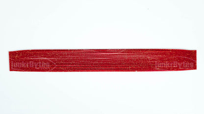 Red / Gold Flake Silicone Skirt Tab with Flake – Crawfish Pattern for Bass (8801-277)