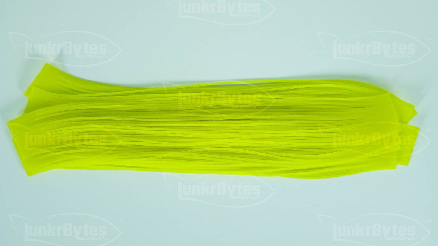 Chartreuse Glow In The Dark Silicone Skirt Tab – Reaction Strike Trigger for Bass (8801-287)