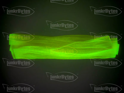 Chartreuse Glow In The Dark Silicone Skirt Tab – Reaction Strike Trigger for Bass (8801-287)