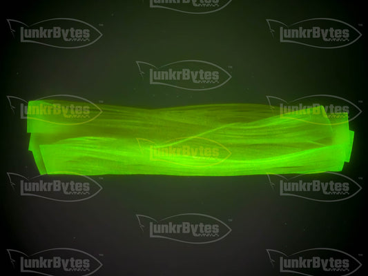 Chartreuse Glow In The Dark Silicone Skirt Tab – Reaction Strike Trigger for Bass (8801-287)