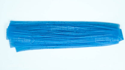 Blue / Green & Black Flake / Glow In The Dark Silicone Skirt Tab with Flake – Reaction Strike Trigger for Bass (8801-289)