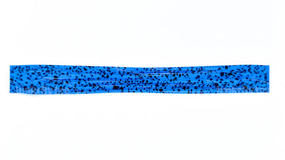 Ocean Blue Black Dots Silicone Skirt Tab – Reaction Strike Trigger for Bass (8802-534)