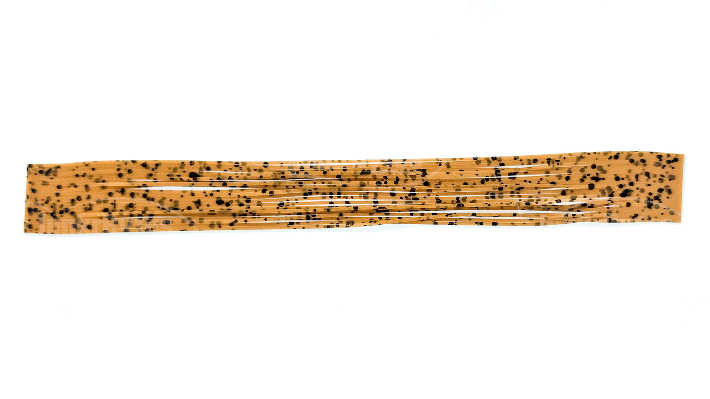 Brown Black Dots Silicone Skirt Tab – Crawfish Pattern for Bass (8802-536)