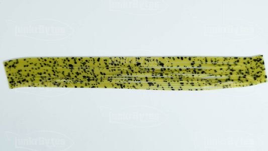 Watermelon Black Dots Silicone Skirt Tab – Bluegill Pattern for Bass (8802-540)