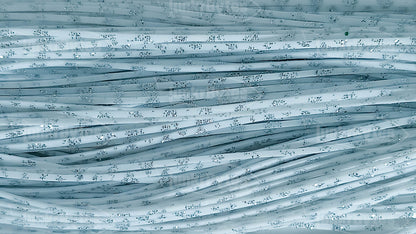 White / Silver Flake Scales Silicone Skirt Tab with Flake – Shad Imitation for Bass (8803-601)
