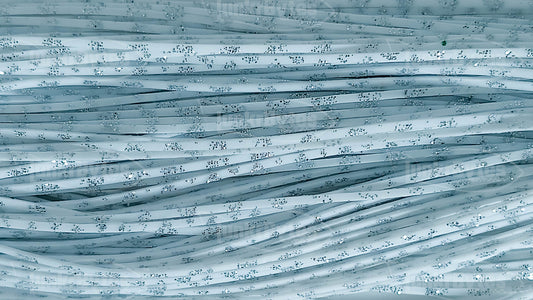 White / Silver Flake Scales Silicone Skirt Tab with Flake – Shad Imitation for Bass (8803-601)