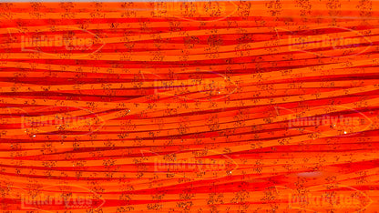 Orange / Orange Flake Scales Silicone Skirt Tab with Flake – Shad Imitation for Bass (8803-606)