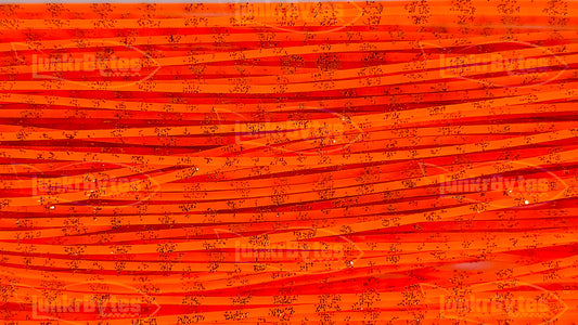 Orange / Orange Flake Scales Silicone Skirt Tab with Flake – Shad Imitation for Bass (8803-606)