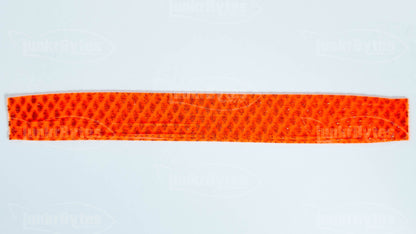 Orange / Orange Flake Scales Silicone Skirt Tab with Flake – Shad Imitation for Bass (8803-606)