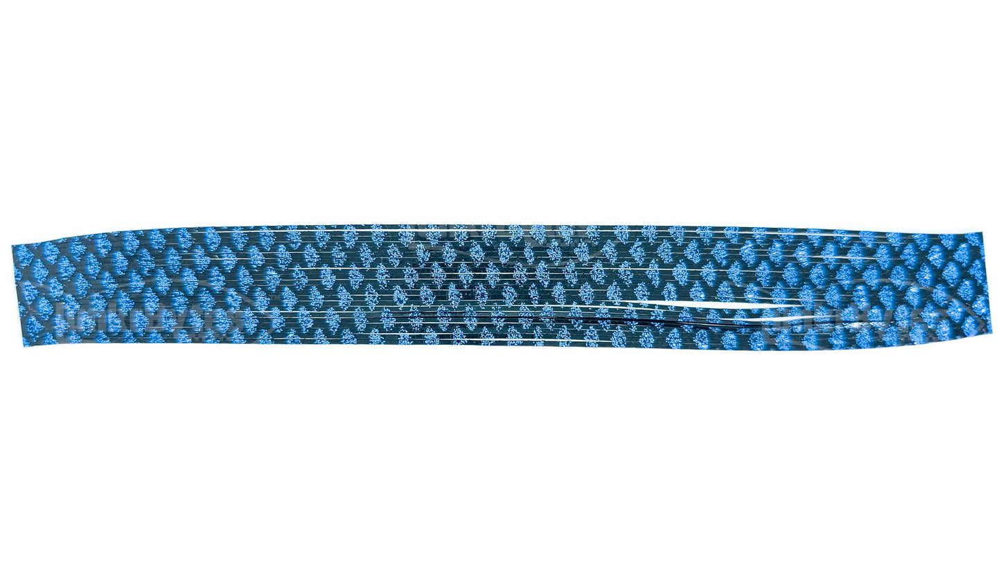 Black / Blue Flake Scales Silicone Skirt Tab with Flake – Reaction Strike Trigger for Bass (8803-616)