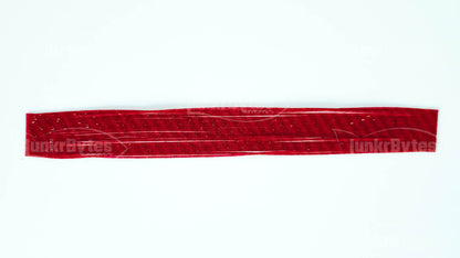 Red / Red Flake Scales Silicone Skirt Tab with Flake – Shad Imitation for Bass (8803-618)
