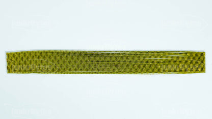 Pumpkin / Gold Flake Scales Silicone Skirt Tab with Flake – Crawfish Pattern for Bass (8803-619)