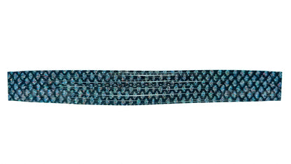 Black / Multicolor Flake Scales Silicone Skirt Tab with Flake – Shad Imitation for Bass (8803-630)