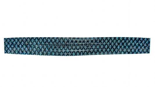 Black / Multicolor Flake Scales Silicone Skirt Tab with Flake – Shad Imitation for Bass (8803-630)