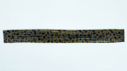 Smoke / Paradiso  Flake Scales Silicone Skirt Tab with Flake – Shad Imitation for Bass (8803-633)