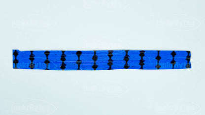 Blue Silicone Skirt Tab with Flake – Reaction Strike Trigger for Bass (8806-645)