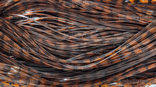 Coffee Brown Barbed Wire Silicone Skirt Tab – Barbed Wire Series (8806-655)