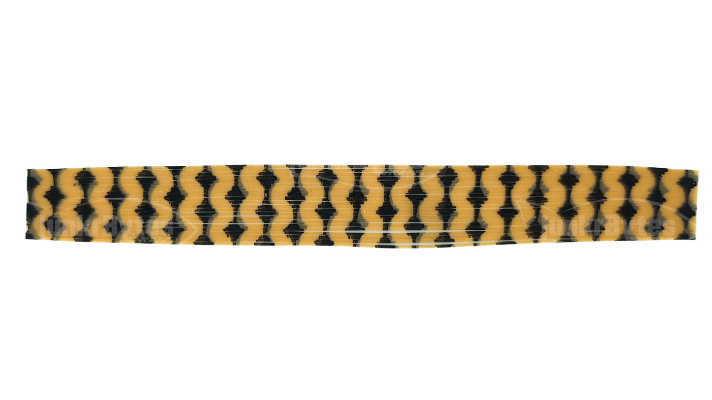 Natural Pumpkin Barbed Wire Silicone Skirt Tab – Barbed Wire Series (8806-633)