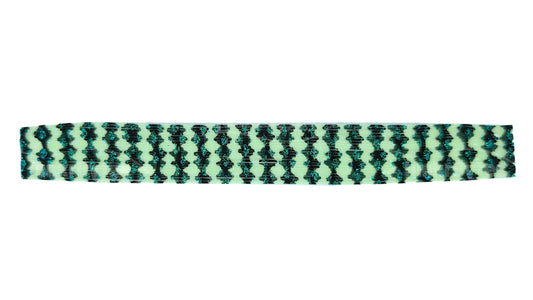 Watermelon Barbed Wire Green Flake Silicone Skirt Tab – Barbed Wire Series (8806-696)