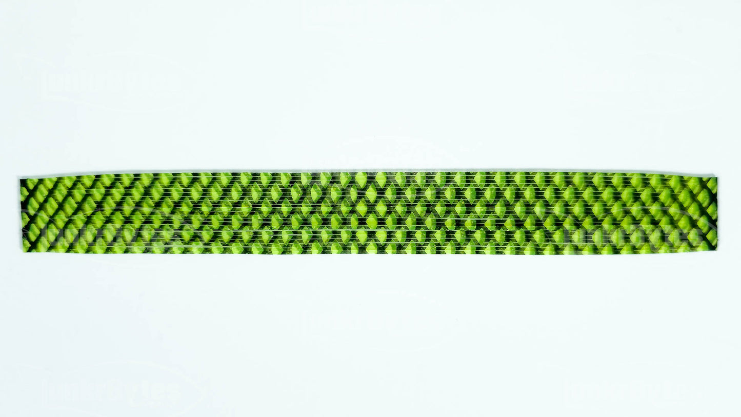 Chartreuse / Baitfish Silicone Skirt Tab with Flake – Shad Imitation for Bass (8814-085)