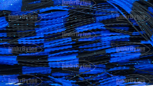 Black Blue Ripple Silicone Skirt Tab – Ripple Multi-Color Series (8816-064)