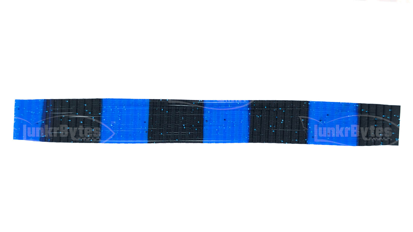 Black Blue Ripple Silicone Skirt Tab – Ripple Multi-Color Series (8816-064)