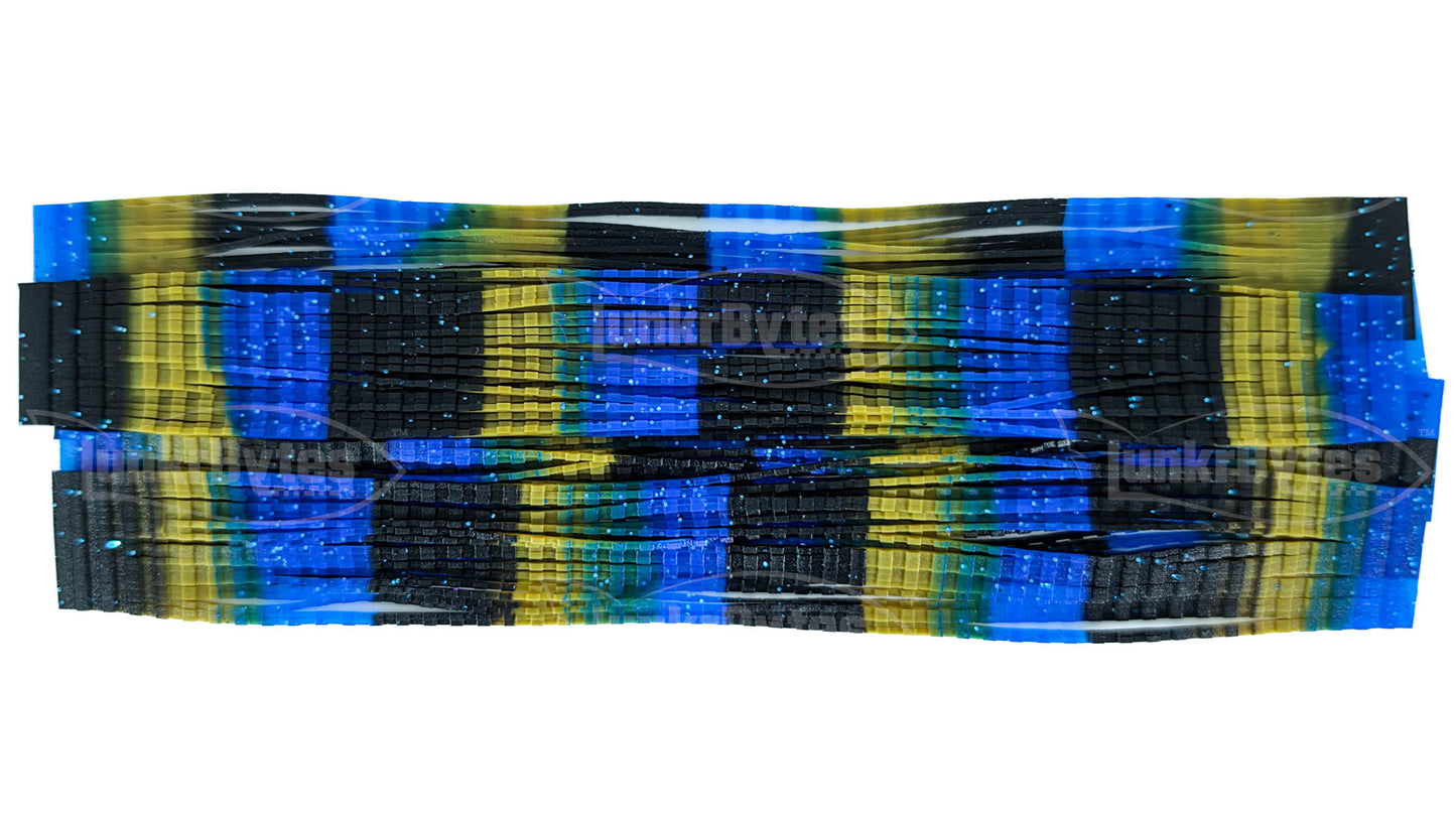 Blue Olive Silicone Skirt Tab – Ripple Multi-Color Series (8816-726)