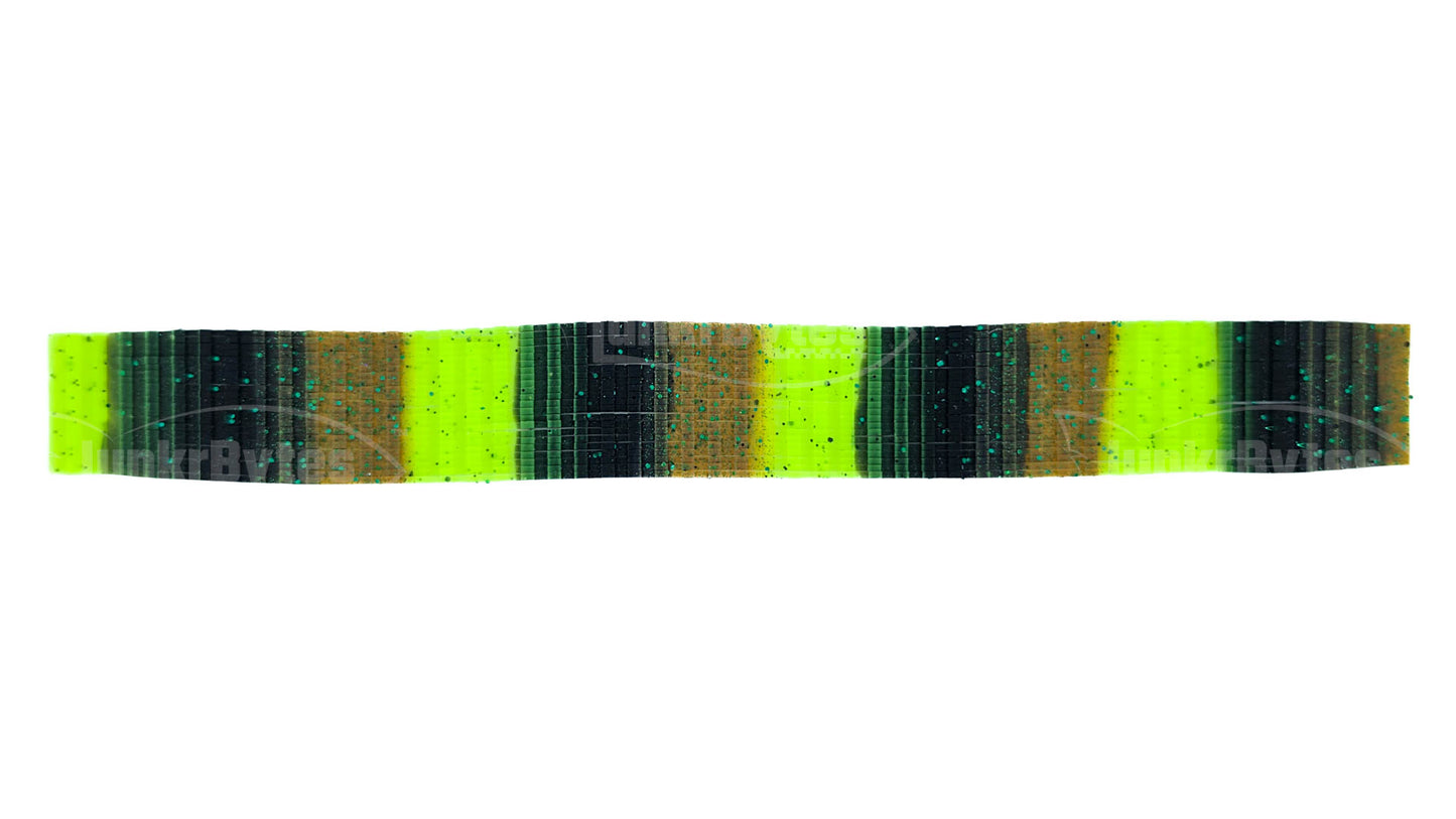 Watermelon Chartreuse Ripple Silicone Skirt Tab – Ripple Multi-Color Series (8816-732)