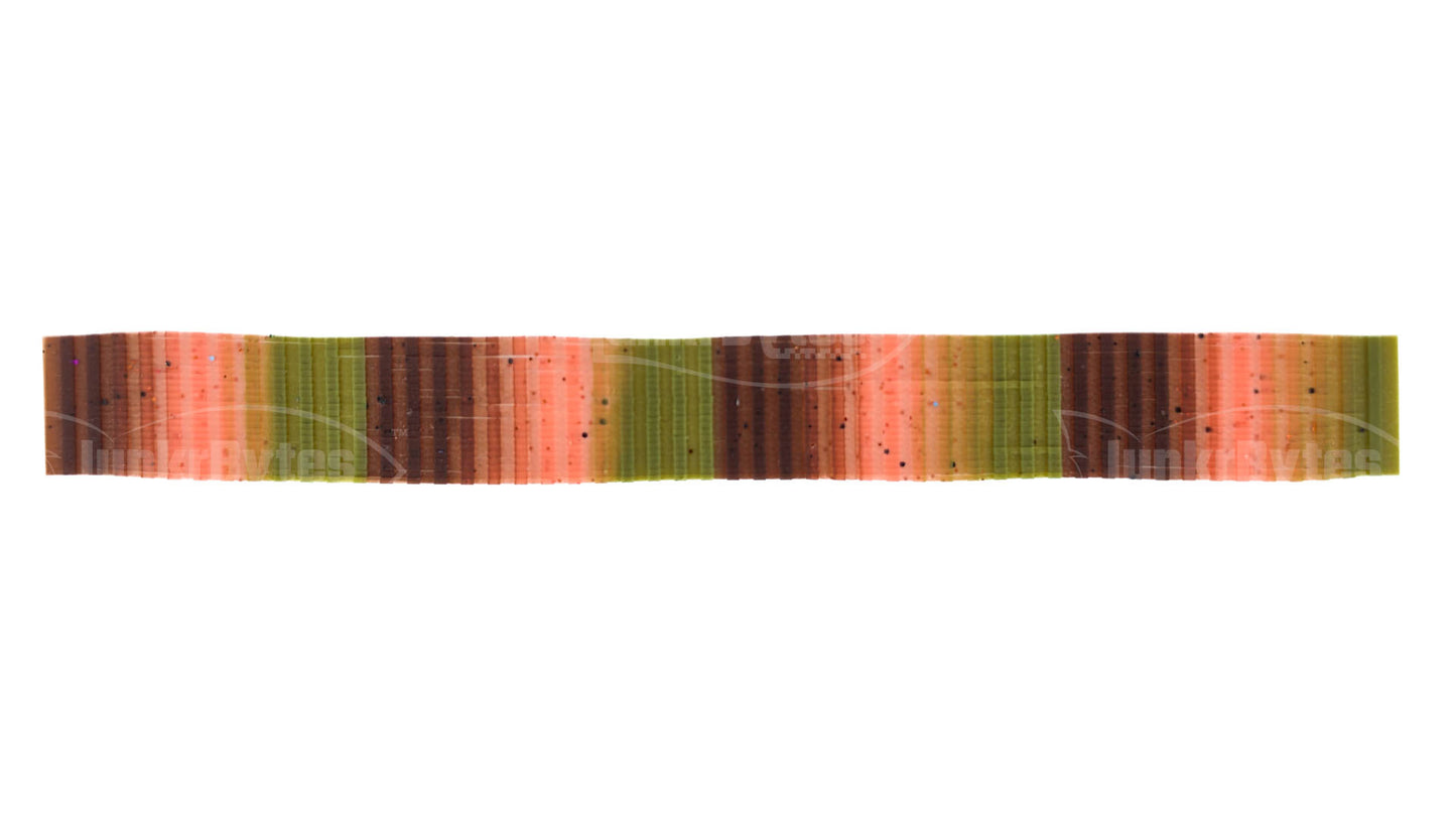 Dirty Pumpkin Silicone Skirt Tab – Ripple Multi-Color Series (8816-735)