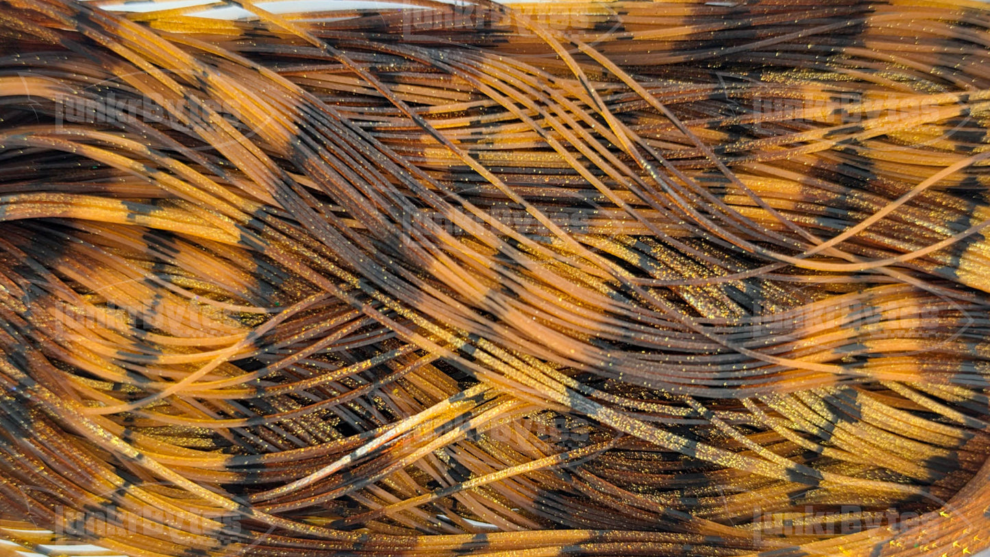 Brown Orange Barbed Wire Silicone Skirt Tab – Multi-Color Series (8817-203)