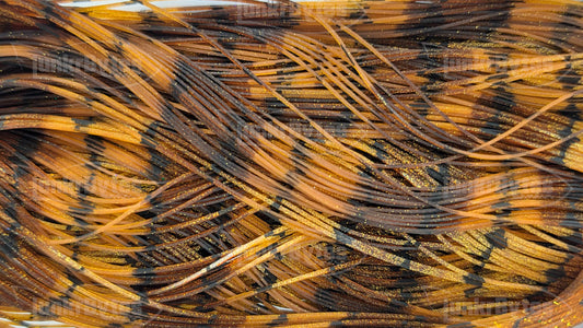 Brown Orange Barbed Wire Silicone Skirt Tab – Multi-Color Series (8817-203)