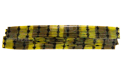Green Pumpkin Chartreuse Barbed Wire Silicone Skirt Tab – Multi-Color Series (8817-204)
