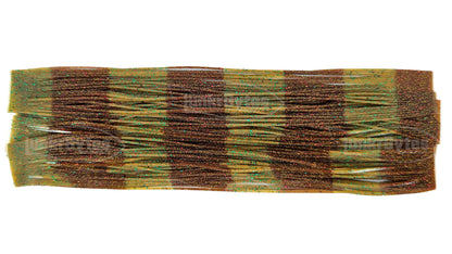 Green Pumpkin Brown Metallic Silicone Skirt Tab – Multi-Color Series (8817-225)