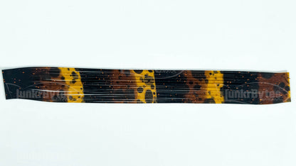 Avocado / Brown / Black / Polka Dots Silicone Skirt Tab with Flake – Crawfish Pattern for Bass (8817-241)